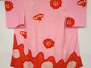 アンティーク　絞り　梅模様長襦袢